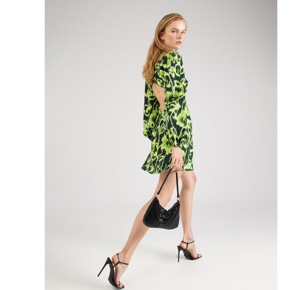 The wolf gang Light green Sofia dress NWT Sz S - Picture 4 of 7